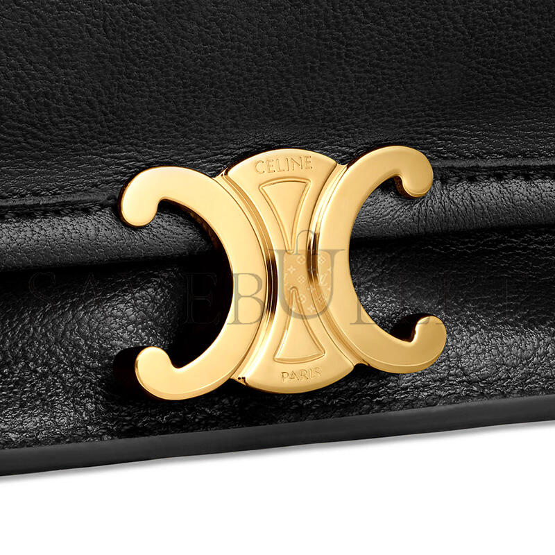 ce1i*e soft triomphe besace in S*pple shiny lambskin 123632t88.38no (34*25*13cm)